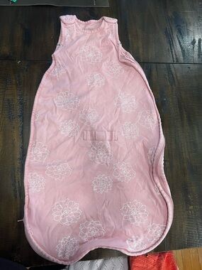 Pink Floral Kids Sleep Sack - Soft Sleeveless Pajama Sack